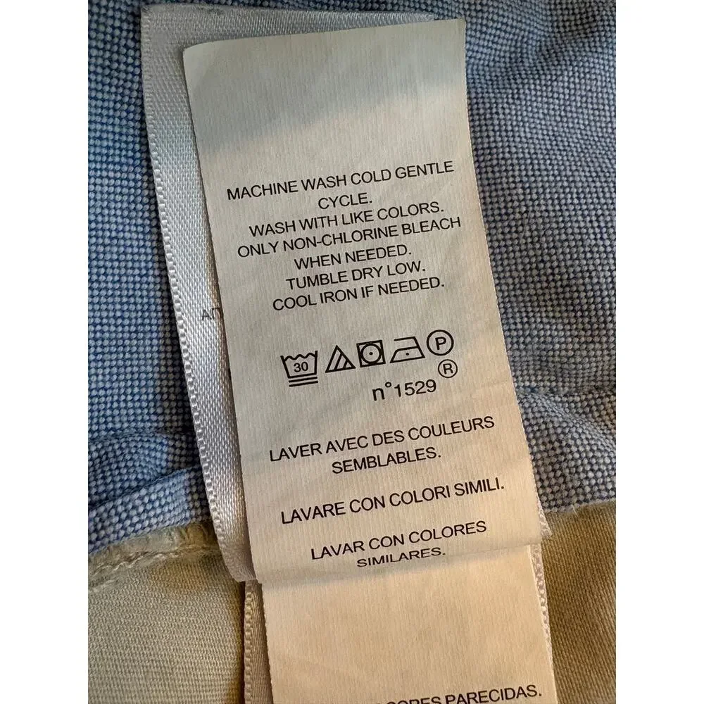 Polo Ralph Lauren Shorts Mens 48B Beige Chino Stretch Classic Fit Casual Preppy